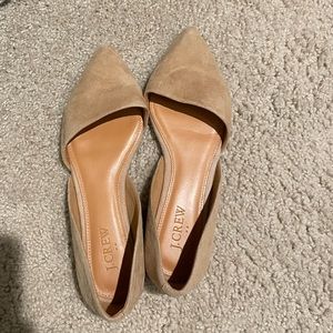 Jcrew nude flats size 6.5